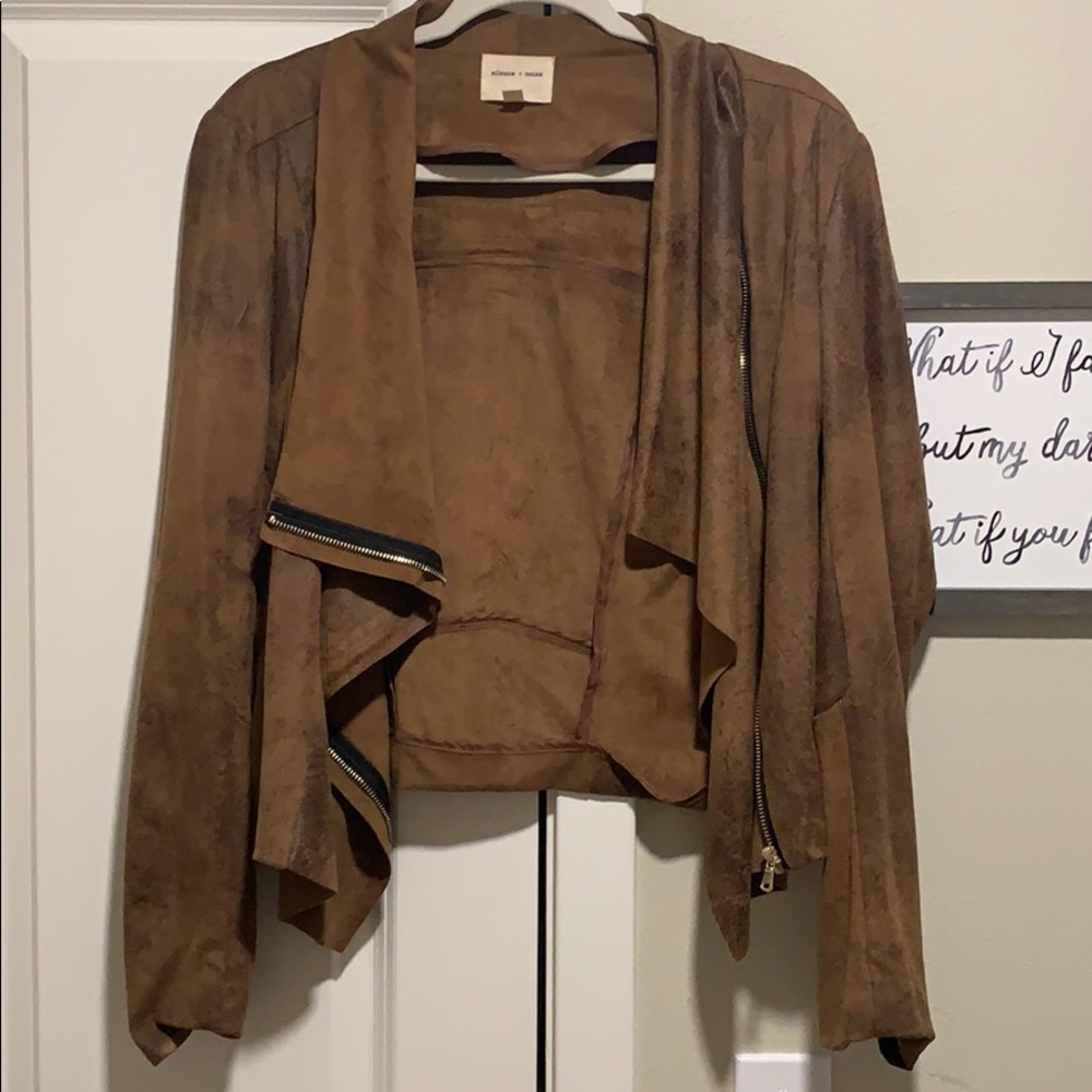 Silence + Noise suede jacket!